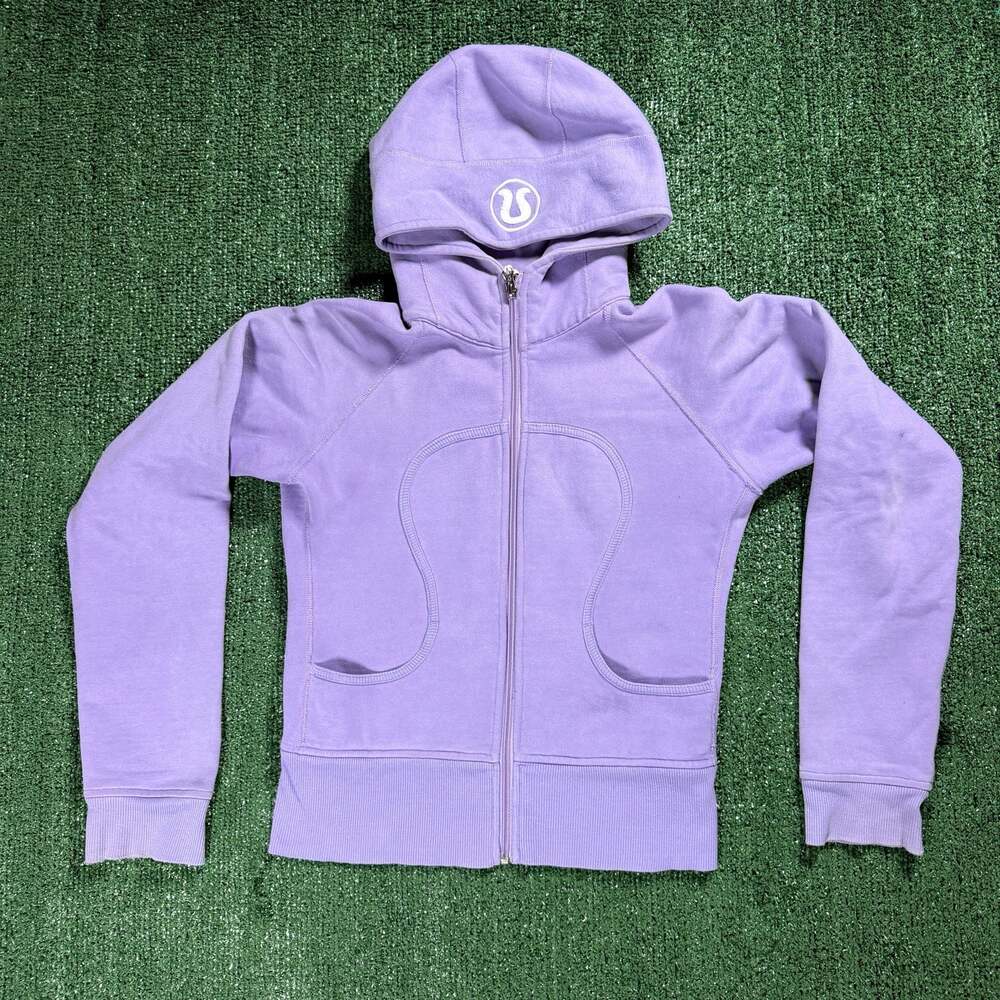 Womens Lululemon Athletica Scuba Full Zip Hoodie Lavender